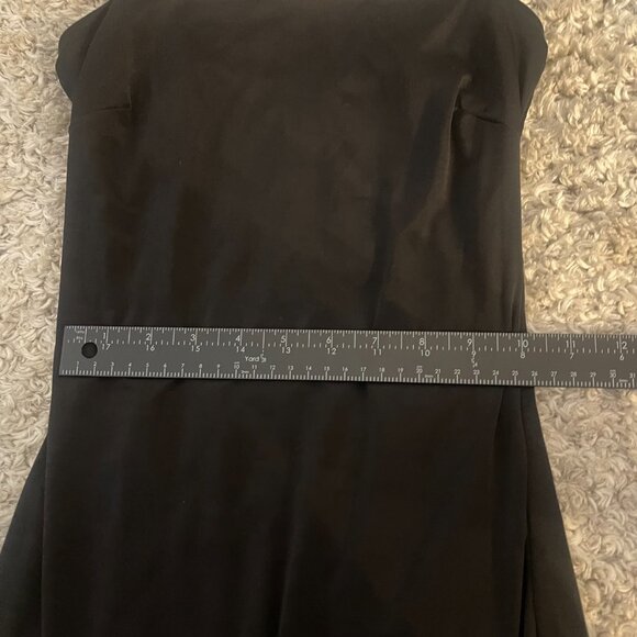 Windsor Black Rhinestone Fringe Mini Dress Size Small Party Prom - Picture 6 of 9